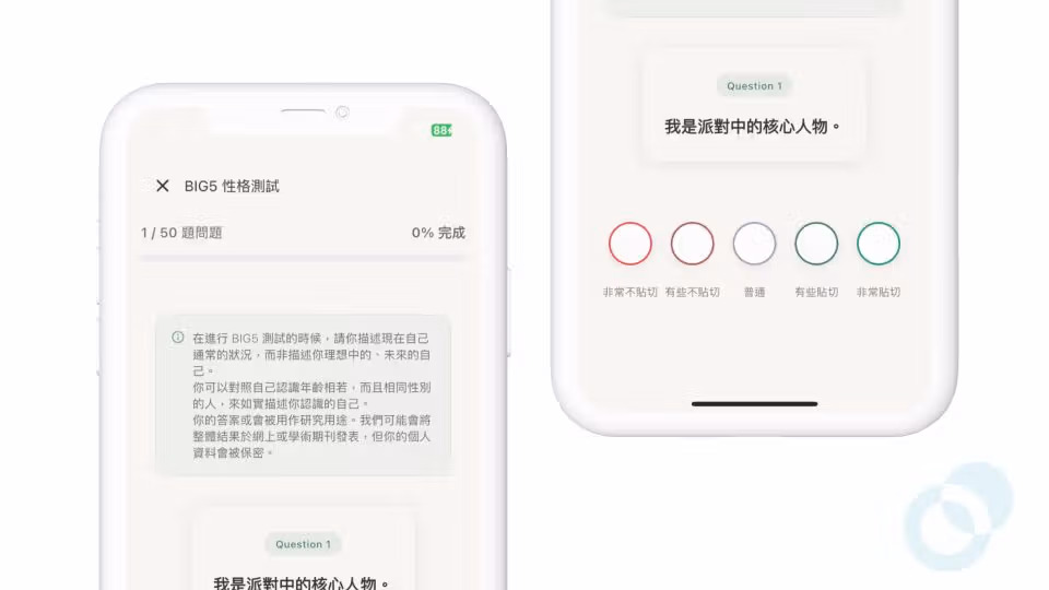 心理醫生是什麼?等於臨床心理學家或精神科醫生嗎? 3 MindForest App BIG5 性格測試及心理評估